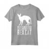 Never Stand Between a Girl and Her Devon Rex Cat - Maglietta Devon Rex - Regalo Unico per Amanti dei Gatti Devon Rex