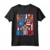 Devon Rex Merica 4th of July Cat American Meowica Maglietta - Patriotic Kitten Tee for National Holidays