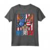 Devon Rex Merica 4th of July Cat American Meowica Maglietta - Patriotic Kitten Tee for National Holidays