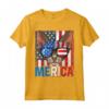Devon Rex Merica 4th of July Cat American Meowica Maglietta - Patriotic Kitten Tee for National Holidays