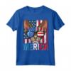 Devon Rex Merica 4th of July Cat American Meowica Maglietta - Patriotic Kitten Tee for National Holidays
