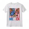 Devon Rex Merica 4th of July Cat American Meowica Maglietta - Patriotic Kitten Tee for National Holidays