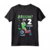 Fantastica Compleanno 2 Anni Bimba Regalo Dinosauro - Maglietta per Bambino e Bambina - Ideale per Fratello, Sorella, Figlio o Figlia
