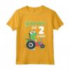 Fantastica Compleanno 2 Anni Bimba Regalo Dinosauro - Maglietta per Bambino e Bambina - Ideale per Fratello, Sorella, Figlio o Figlia