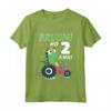 Fantastica Compleanno 2 Anni Bimba Regalo Dinosauro - Maglietta per Bambino e Bambina - Ideale per Fratello, Sorella, Figlio o Figlia