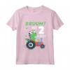 Fantastica Compleanno 2 Anni Bimba Regalo Dinosauro - Maglietta per Bambino e Bambina - Ideale per Fratello, Sorella, Figlio o Figlia