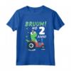 Fantastica Compleanno 2 Anni Bimba Regalo Dinosauro - Maglietta per Bambino e Bambina - Ideale per Fratello, Sorella, Figlio o Figlia