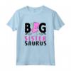 Grande Sorella Saurus 2021 - Maglietta Famiglia Corrispondente Dinosauro Ragazza - Regalo per Sorella Maggiore o Annuncio Gravidanza