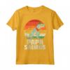 Papasaurus Retro Fathers Day Trex Dinosaur Dad Daddy Men Maglietta - Best Dad Ever T-shirt for Father's Day Gift from Daughter, Son, Kids