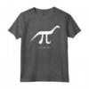 Maglietta Pinosauro Pi - Dinosauro Matematica Bianca - Ideale per Studenti Geek e Nerd - Regalo per Appassionati di Matematica