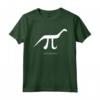 Maglietta Pinosauro Pi - Dinosauro Matematica Bianca - Ideale per Studenti Geek e Nerd - Regalo per Appassionati di Matematica