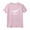 Maglietta Pinosauro Pi - Dinosauro Matematica Bianca - Ideale per Studenti Geek e Nerd - Regalo per Appassionati di Matematica