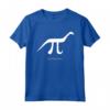 Maglietta Pinosauro Pi - Dinosauro Matematica Bianca - Ideale per Studenti Geek e Nerd - Regalo per Appassionati di Matematica