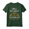 Io sono un DIPLOMAT Every Hour Is Happy Hour T-Shirt - Maglietta DIPLOMATS - Idee Regalo per Dipendenti