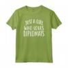 Just a Girl Who Loves DIPLOMATS - T-Shirt per Donna DIPLOMAT - Idea Regalo Divertente per Lavoro o Feste