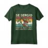Se Sergio non può aggiustarlo nessuno può farlo - Maglietta Personalizzata con Nome - Regalo Compleanno, Natale, Festa del Papà, Festa della Mamma