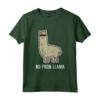 Llama Gift No Probllama Llama con Occhiali da Sole Maglietta - Regalo Divertente per Amanti dei Lama - Niente Drama Lama