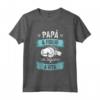 Papa Figlio Un Legame La Vita - Super Maglietta per la Festa del Papà - Ideale per Regalo Personalizzato