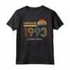 Born In 1993 - Regalo Vintage 27 Anni Compleanno Uomo Donna Maglietta - Il Meglio del 1993