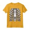 Scheletro Rib Cage Pigro - Maglietta Divertente per Halloween - Regalo Unico per Appassionati di Film Horror