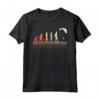 Divertente Parapendio Evolution Retro Style Maglietta - Camicia Vintage estrema per Parapendio - Ideale per Uomini e Donne