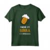 Frasi Divertenti Birra - Finché C'è Birra Maglietta con Stampe Divertenti - Regalo Originale per Amanti della Birra