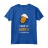 Frasi Divertenti Birra - Finché C'è Birra Maglietta con Stampe Divertenti - Regalo Originale per Amanti della Birra