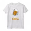Frasi Divertenti Birra - Finché C'è Birra Maglietta con Stampe Divertenti - Regalo Originale per Amanti della Birra