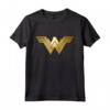 Logo DC Wonder Woman 3D con motivo cachemire Maglietta - Maglietta Esclusiva DC Comics per Fan di Supereroi - Ideale per Regali Speciali