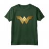Logo DC Wonder Woman 3D con motivo cachemire Maglietta - Maglietta Esclusiva DC Comics per Fan di Supereroi - Ideale per Regali Speciali