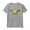 Logo DC Wonder Woman 3D con motivo cachemire Maglietta - Maglietta Esclusiva DC Comics per Fan di Supereroi - Ideale per Regali Speciali