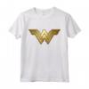 Logo DC Wonder Woman 3D con motivo cachemire Maglietta - Maglietta Esclusiva DC Comics per Fan di Supereroi - Ideale per Regali Speciali