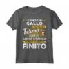 Sono Un Gallo Non Mi Fermo Quando Sono Stanco - Maglietta Personalizzata con Nome Gallo - Regalo Ideale per Compleanno, Natale, Festa del Papà o della Mamma