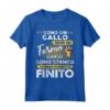 Sono Un Gallo Non Mi Fermo Quando Sono Stanco - Maglietta Personalizzata con Nome Gallo - Regalo Ideale per Compleanno, Natale, Festa del Papà o della Mamma