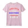 HapTiger Divertente Sport Maglietta - Una vita senza Beach tennis è possibile ma inutile - Regalo per gli Appassionati di Beach tennis