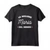 Maria La migliore del mondo - Maglietta Personalizzata Compleanno - Regalo con Nome Maria