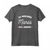 Maria La migliore del mondo - Maglietta Personalizzata Compleanno - Regalo con Nome Maria