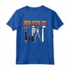 HapTiger Festa del Papà Divertente Mr. Fix It Maglietta - Regalo Tuttofare per Uomini e Donne - Ideale per Compleanni e Natale