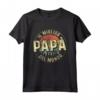 Il Miglior Papà Del Mondo - Maglietta Retrò per la Festa del Papà - Regalo Divertente per Compleanno o Natale