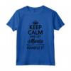 Keep Calm and Let Marta - Maglietta con Nome Personalizzato per Compleanni - Ideale per Uomini, Donne e Bambini