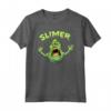 HapTiger Slimer Neon Portrait Maglietta - Officially Licensed Apparel for Neon Art Enthusiasts - Stay Vibrant with HapTiger Neon