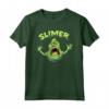HapTiger Slimer Neon Portrait Maglietta - Officially Licensed Apparel for Neon Art Enthusiasts - Stay Vibrant with HapTiger Neon