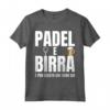 Padel Birra Giocatore Alcol Divertente Maglietta - Ideale per gli Amanti del Padel e della Birra - Acquista Online