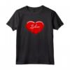 Cuore Disegnato A Mano Lidia - I Love Lidia Maglietta Personalizzata - Regalo Unico per San Valentino o Matrimonio