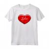 Cuore Disegnato A Mano Lidia - I Love Lidia Maglietta Personalizzata - Regalo Unico per San Valentino o Matrimonio