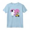 Disney Wall-E and Eve Geometric Heart Maglietta - Official PIXAR Merchandise for Men, Women, Boys, and Girls - Love Beyond Words