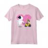Disney Wall-E and Eve Geometric Heart Maglietta - Official PIXAR Merchandise for Men, Women, Boys, and Girls - Love Beyond Words