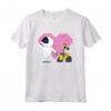 Disney Wall-E and Eve Geometric Heart Maglietta - Official PIXAR Merchandise for Men, Women, Boys, and Girls - Love Beyond Words