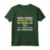 Dj Testo Divertente Idea Simpatica Uomo Ragazzo Disc Jockey Maglietta - Regalo per Dj Ironico e Sarcastico per Festa del Papà o Compleanno