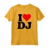 I LOVE DJ - Maglietta con Iniziali Personalizzate - Esprimi il tuo Amore per la Musica